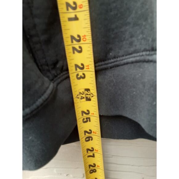 Country Life Hoodie Black Gildan Sweater Antlers Men's Size L - Picture 10 of 10